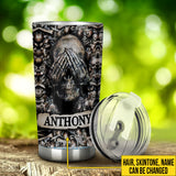 Three Wise Skulls - Personalized Skull Tumbler