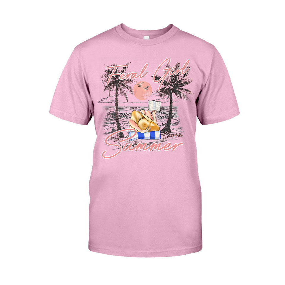 Feral Girl - Personalized Sea Lover T-shirt And Hoodie