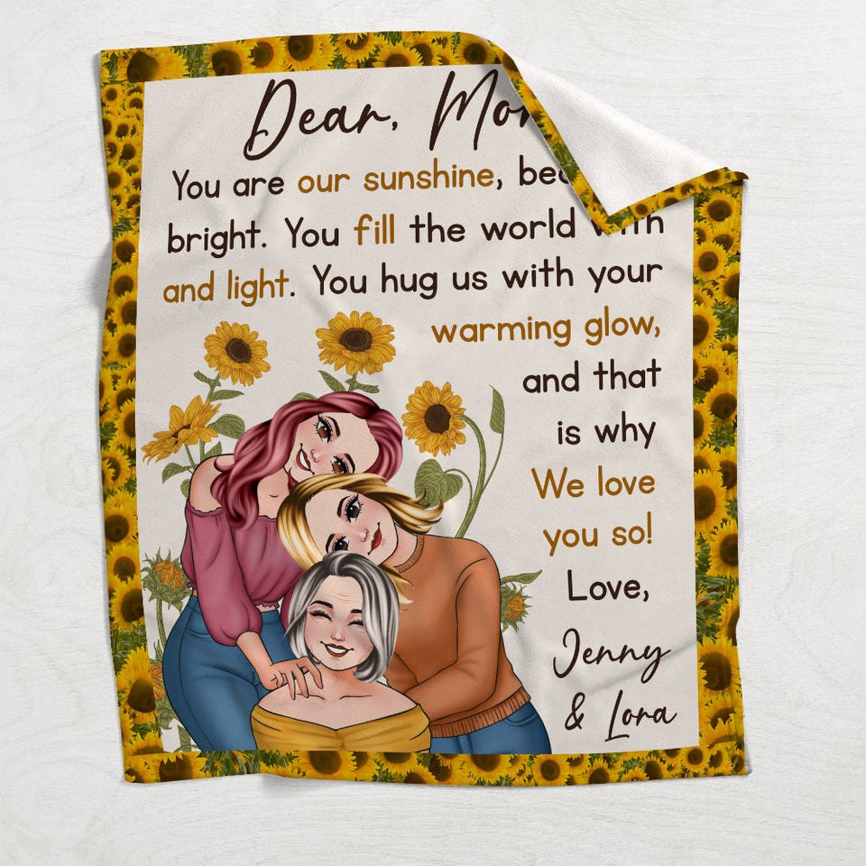 You Are My Sunshine - Personalized Mother Blanket