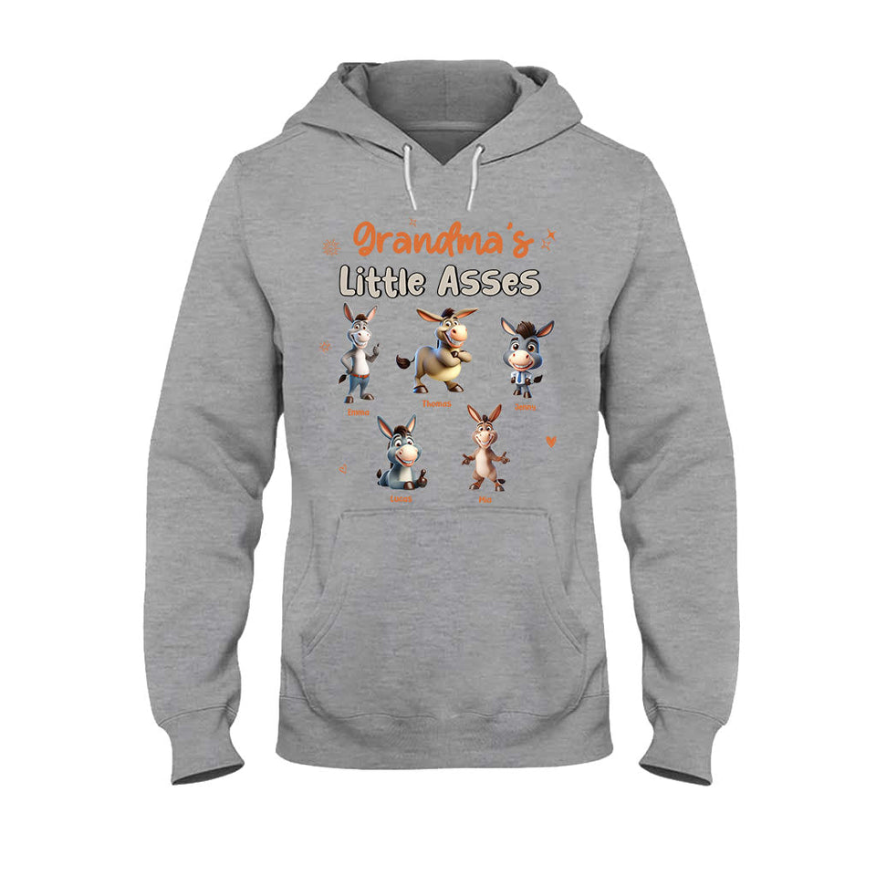 Grandma's Mom's Any Title Little Cuties - Personalized Grandma T-shirt And Hoodie