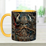 Vintage Viking Hero - Personalized Viking Accent Mug