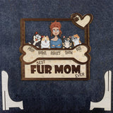 Best Fur Mom Dad Ever - Personalized Dog 2 Layered Wood Sign / Wood Plaque