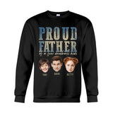 Proud Father Mother Of A Few Dumbass Kids - Personalized Father T-shirt And Hoodie