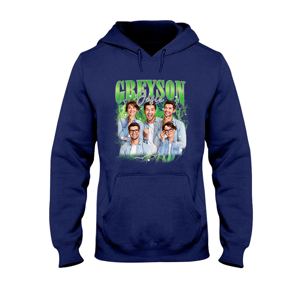 Custom Text And Photos - gift for anyone - Personalized T-shirt And Hoodie