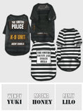 Police Officer K9 Unit Prisoner - Personalized Dog Pet Shirt