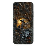 Beautiful Witch & Her Black Cat - Personalized Witch Phone Case