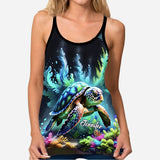 Love Turtles - Personalized Turtle Cross Tank Top