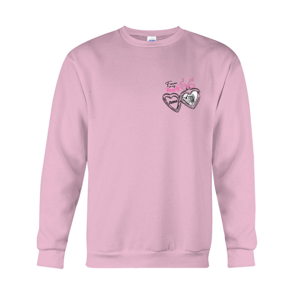 Forever In My Heart - Personalized Memorial T-shirt And Hoodie
