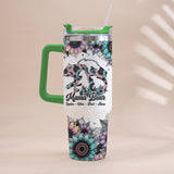 Mama Bear - Personalized Mother Tumbler With Handle