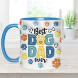 Dog Dad - Personalized Dog Accent Mug