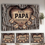 Para El Mejor Papá Del Mundo - Personalized Father Canvas And Poster
