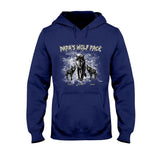 Papa's Wolf Pack Thunder Bootleg - Personalized Father T-shirt And Hoodie