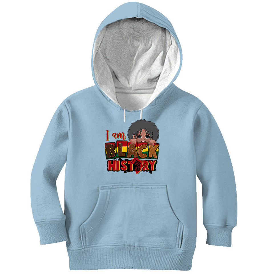 I Am Black History - Personalized African American T-shirt And Hoodie