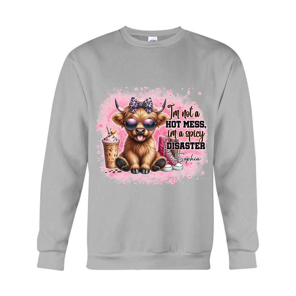I'm Not A Hot Mess - Personalized T-shirt And Hoodie