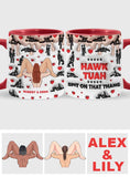 Spit On That Thang - Personalized Couple Accent Mug