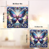 Love Butterflies - Personalized Butterfly Window Hanging Suncatcher Ornament