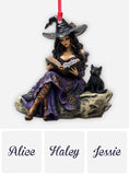 I'm Not A Bookworm I'm A Book Witch - Personalized Witch Ornament