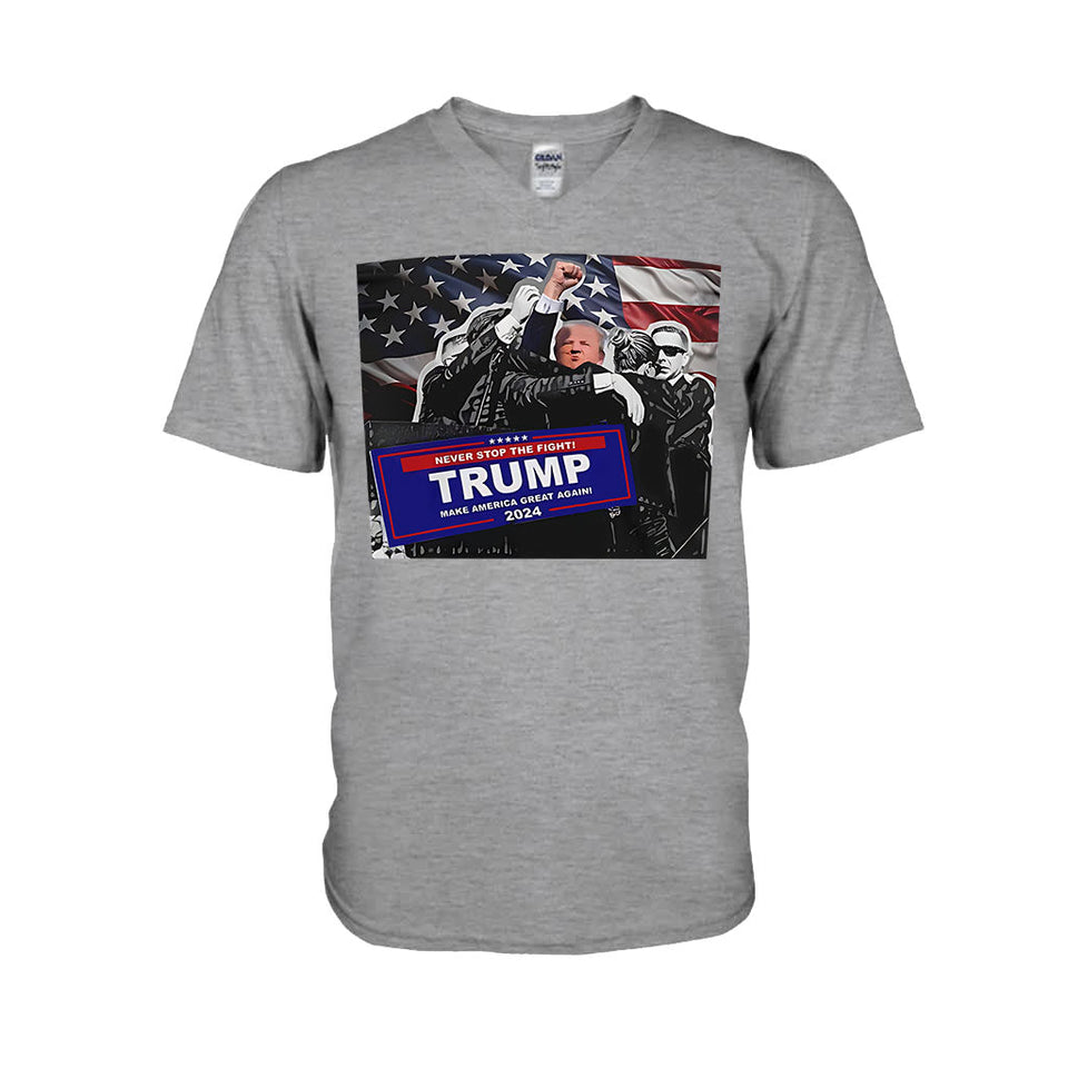 United We Stand Shirt, Never Surrender Shirt, Fight For America T-shirt, 2024 Rally Shirt, Fight Fight Fight Shirt