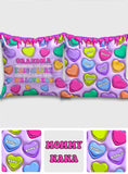 Touch This Heart Love You Grandma Nana Gigi - Personalized Grandma Throw Pillow