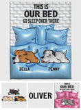 This Is My Bed - Personalized Dog Blanket