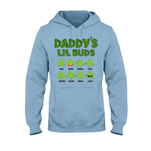 Daddy's Lil Buds - Personalized Weed T-shirt And Hoodie