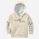 First Mom Now Grandma - Personalized Grandma All Over Shirt