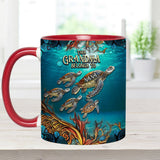 This Grandma Belongs To - Personalized Grandma Accent Mug