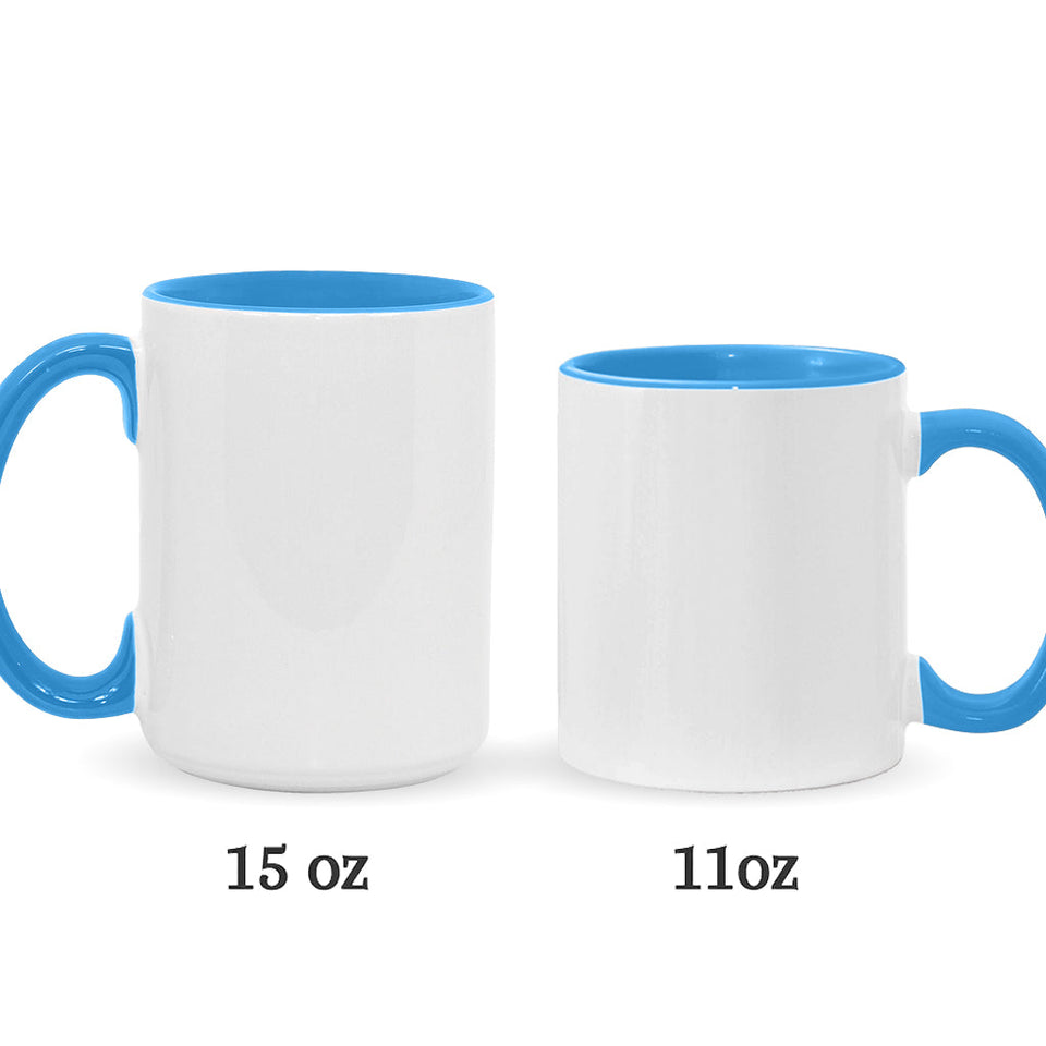 Beach Scene Turle Couple - Personalized Turtle Accent Mug
