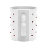 I Liked You I'm Keeping You - Personalized Couple Heart Handle Mug