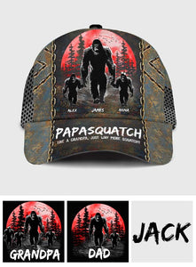 Grandpasquatch - Personalized Father Classic Cap