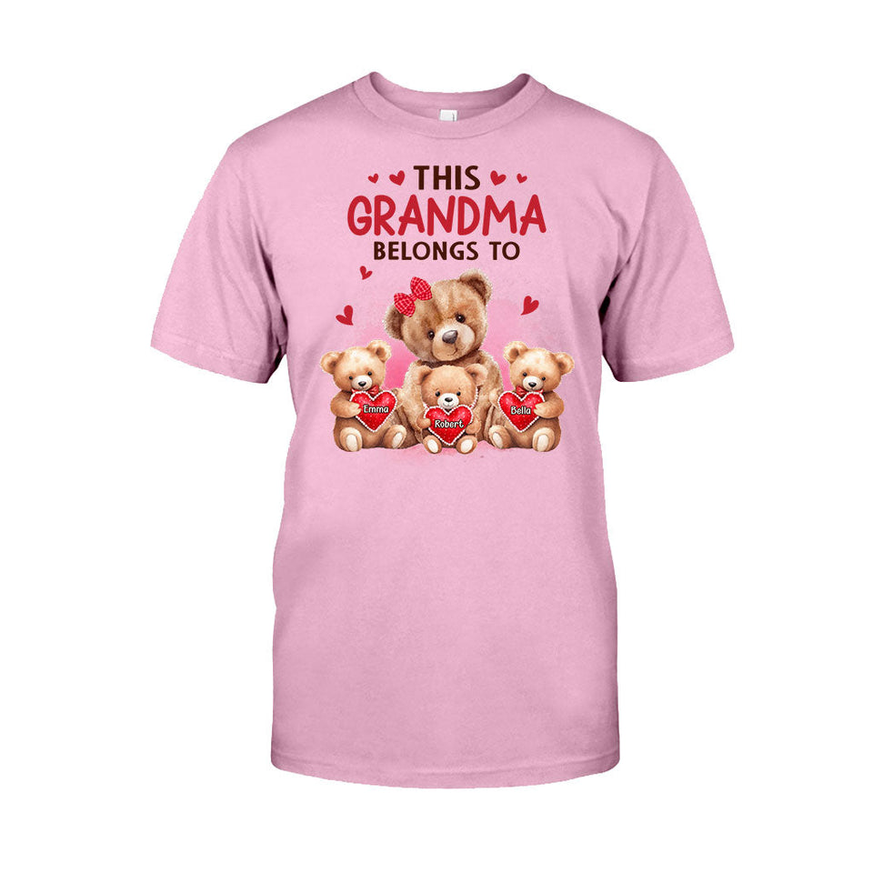 This Grandma Belongs To - Personalized Grandma T-shirt And Hoodie