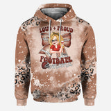 Loud Proud Football Any Title - Personalized Football Hoodie and Leggings
