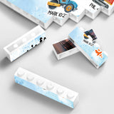 I Am Brave, I Am Loved - Personalized Kid One-sided Horizontal Rectangle Building Brick Blocks
