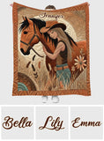 Horse Lovers - Personalized Horse Quilt