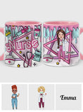 Proud Nurse - Personalized Nurse Accent Mug