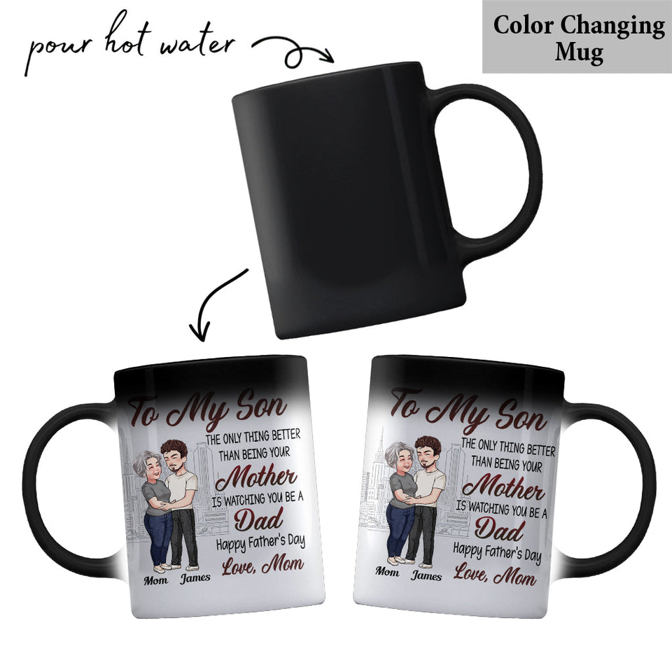 Happy Father's Day, My Son! - Personalized Father Mug