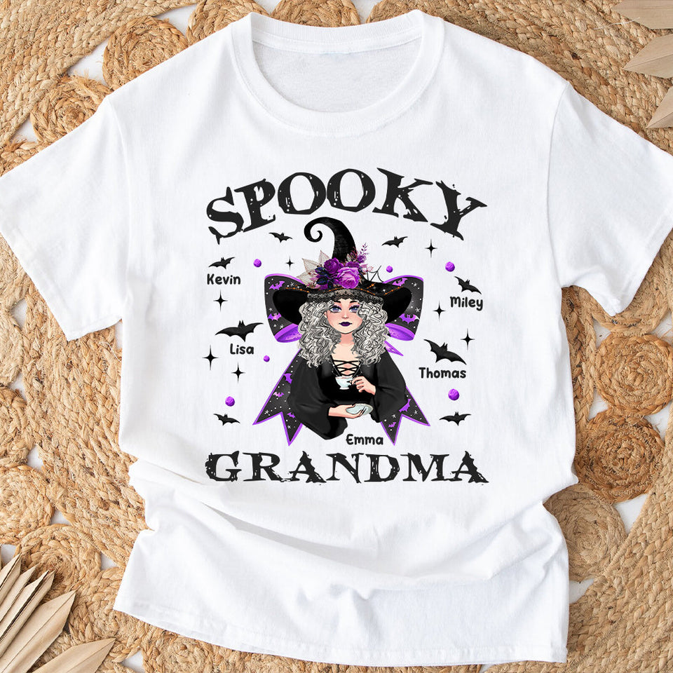 Spooky Any Title - Personalized Grandma T-shirt And Hoodie