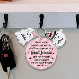 Ghost Friends - Personalized Bestie Keychain with Charms