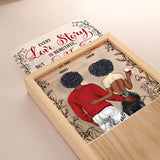 Every Love Story Is Beautiful But Ours Is My Favorite - Personalized Couple Picture Frame Light Box