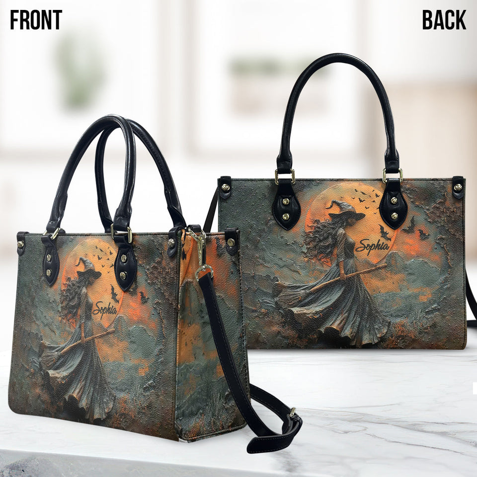 Beautiful Witch - Personalized Witch Leather Handbag