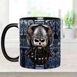 Proud Viking Dad Grandfather - Personalized Viking Accent Mug