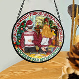 You're By Far My Favourite - Personalized Couple Stained Glass Suncatcher