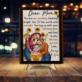 You Are My Sunshine - Personalized Mother 2 Layered Wood Sign / Wood Plaque