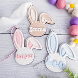 Easter Basket Tag - Personalized Easter Day Easter Basket Tag