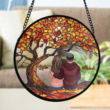 You & Me We Got This - Personalized Couple Stained Glass Suncatcher