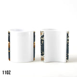 Till Death Do Us Part - Personalized Skull Matching Heart Handle Mug