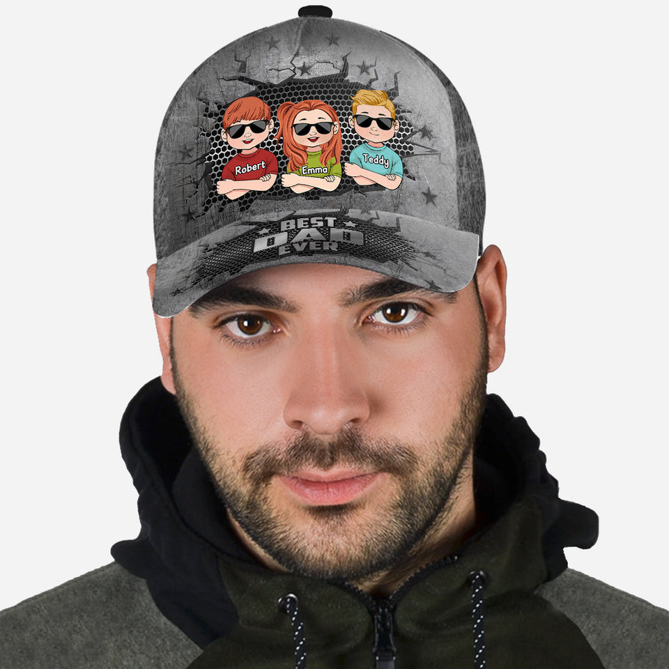 Best Dad Ever - Personalized Father Classic Cap