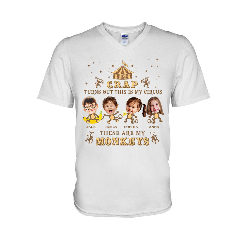 This Is My Circus These Are My Monkeys - Personalized Mother T-shirt And Hoodie