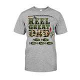 Western Reel Great Dad Camouflage - Personalized Father T-shirt And Hoodie