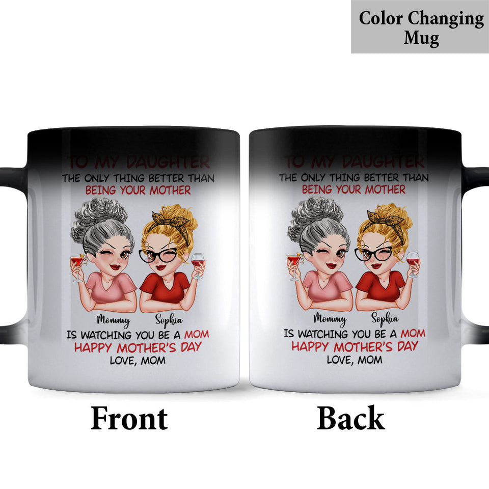 To My Daughter Happy Mother‘s Day - Personalized Daughter Mug